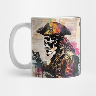 skeletal pirate Mug